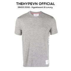 ÁO THUN THOM BROWNE SIDE STRIPE COTTON (GREY)