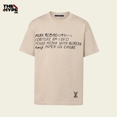 ÁO THUN LOUIS VUITTON LV x  Park Seo-Bo (BEIGE)