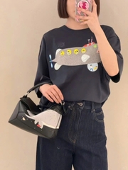 ÁO THUN LOEWE SUBMARINE COTTON (DARK GREEN)