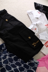 Quần Shorts Louis Vuitton Lovers motif with rivets ( Black )