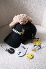 Mũ 13De Marzo Bear Broken Pin Cap (Black) Best Quality