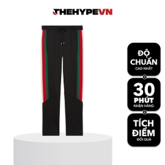 GUCCI PANTS - Quần GC Printed Neoprene Joggers (Black) [Mirror Quality]