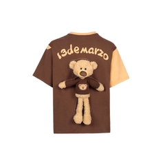 Áo Thun 13De Marzo Melting Chocolate Bear (Kem) Best Quality