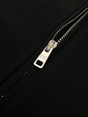 ÁO POLO PRADA RE-NYLON TRIANGLE LOGO (BLACK)