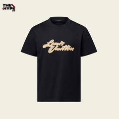 ÁO THUN LOUIS VUITTON EMBROIDERED SIGNATURE (BLACK)