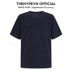 ÁO THUN FENDI PIQUÉ COTTON (NAVY)