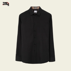 ÁO SƠ MI BURBERRY BBR EQUESTRIAN KNIGHT LONG SLEEVE (BLACK)
