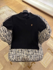 ÁO POLO LOUIS VUITTON SIGNATURE LOGO (BLACK)
