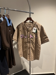 ÁO SƠ MI LOUIS VUITTON LV PHARELL NIGO COLLAB JACKET (BROWN)