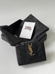 VÍ ĐỰNG THẺ SAINT LAURENT YSL CASSANDRE MATELASSE (BLACK)