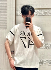 Áo Thun Dior 47 Label SS2024 (White) [Mirror Quality]