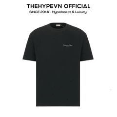 Áo Thun Dior Relaxed Couture Logo Back (Black) [Mirror Quality]