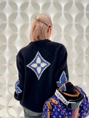ÁO SWEATER LOUIS VUITTON LV CHUNKY WOOL (GRAY)