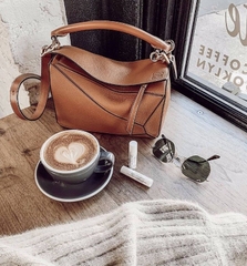 Túi Loewe Puzzle Classic Size Mini (Tan) [Mirror Quality]
