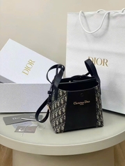 TÚI DIOR BUCKET OBLIQUE (BLUE)