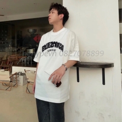 Áo Thun Balenciaga BLCG Back Flip (White) [Mirror Quality]