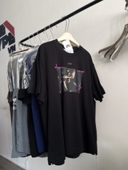 Áo Thun Off-White Arrow Caravaggio Mercy Purple Line (Black) [Mirror Quality]