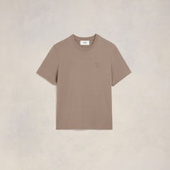 ÁO PHÔNG AMI PARIS EMBOSSED HEART LOGO TEE (LIGHT TAUPE)