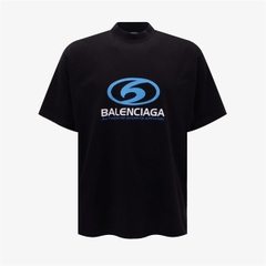 Áo Thun Balenciaga BLCG Surfer Cracked Vintage cotton (Black) [Mirror Quality]