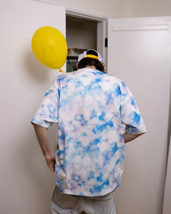 DREW TEE - Áo thun Drew Joy ss Cloud (White Blue) [Mirror Quality]