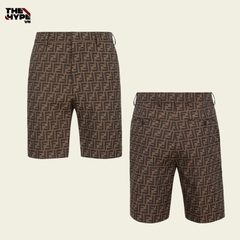 QUẦN SHORTS FENDI FABRIC (BROWN)
