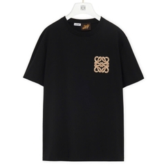 Áo Thun Loewe Anagram cotton relaxed fit (Black) [Mirror Quality]