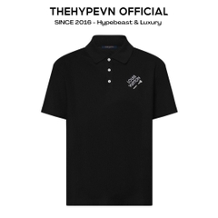 Áo Polo Louis Vuitton LV Signature Logo SS24 (Black) [Mirror Quality]
