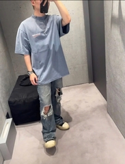 ÁO THUN BALENCIAGA BLCG INSIDE OUT WAVE (BLUE)