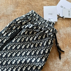 Quần Dior Oblique Cotton (Black & White) [Mirror Quality]