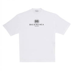 BALENCIAGA TEE - Áo BLCG BB Mode (White) [Mirror Quality]