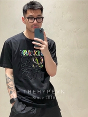 Áo Thun Loewe Glitch Cotton (Black) [Mirror Quality]