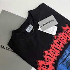 ÁO BALENCIAGA MEN'S LIGHT T-SHIRT (BLACK)