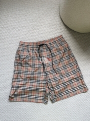 BURBERRY SHORTS - Quần Burberry Vintage Check Drawcord Swim Shorts (Caro) [Mirror Quality]