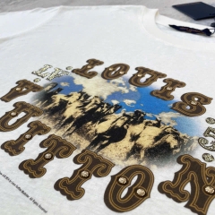 ÁO THUN LOUIS VUITTON LV LINEN BLEND (CREAM)