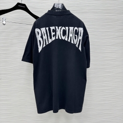 Áo Thun Balenciaga BLCG Hand-drawn (Black faded) [Mirror Quality]