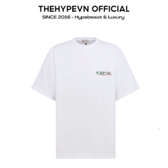 ÁO THUN DIOR LEWIS HAMILTON COTTON (WHITE)