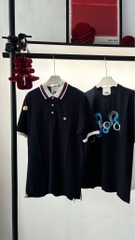 ÁO POLO GUCCI GC COTTON PIQUET WITH DOUBLE G (BLACK)