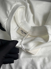 Áo Thun Celine Loose Cotton (White) [Mirror Quality]