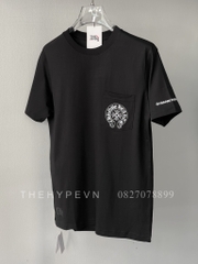 Áo Thun Chrome Hearts CH Horseshoe Logo Pocket (Black) [Mirror Quality]