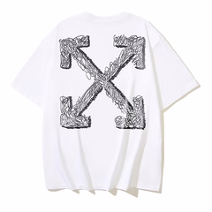 ÁO THUN OFF-WHITE SCRIBBLE ARROW SKATE LOGO (WHITE)