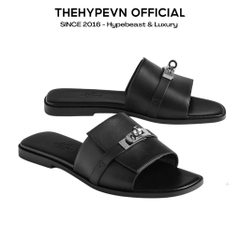 SANDAL HERMES GIULIA KELLY BUCKLE (NOIR)