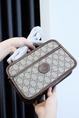 TÚI GUCCI GC INTERLOCKING G MINI BOLSA (BROWN)