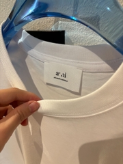 ÁO PHÔNG AMI PARIS BIG HEART LOGO TEE (WHITE)