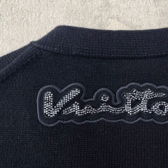 ÁO CARDIGAN LOUIS VUITTON LV WOOL MAN (BLACK)