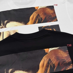 ÁO THUN OFF WHITE HORSE SS26 ( BLACK)