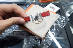 Vòng Tay Hermes Clic H Matte Bracelet (Red) [Mirror Quality]
