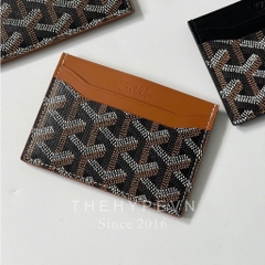 Card Holder Goyard Classic (Tan-Black) [Mirror Quality]