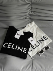 Áo Thun Celine Loose Cotton (White) [Mirror Quality]