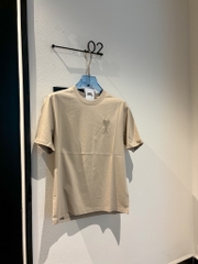 ÁO PHÔNG AMI PARIS BIG HEART LOGO TEE (BEIGE)