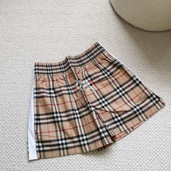 BURBERRY SHORTS - Quần Shorts BBR Side stripe (White) [Mirror Quality]